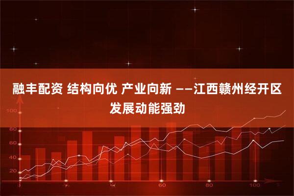 融丰配资 结构向优 产业向新 ——江西赣州经开区发展动能强劲