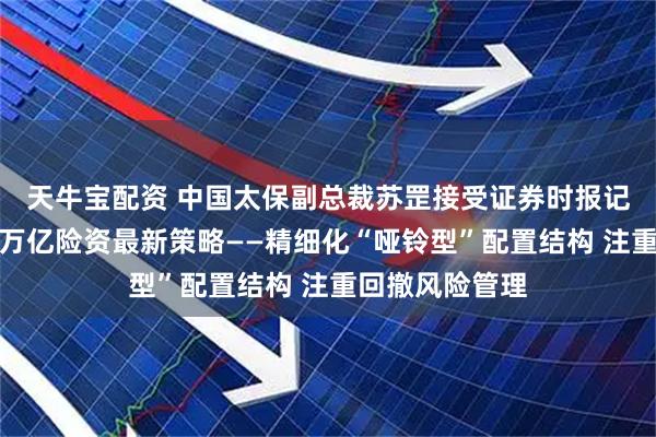 天牛宝配资 中国太保副总裁苏罡接受证券时报记者专访，详解万亿险资最新策略——精细化“哑铃型”配置结构 注重回撤风险管理