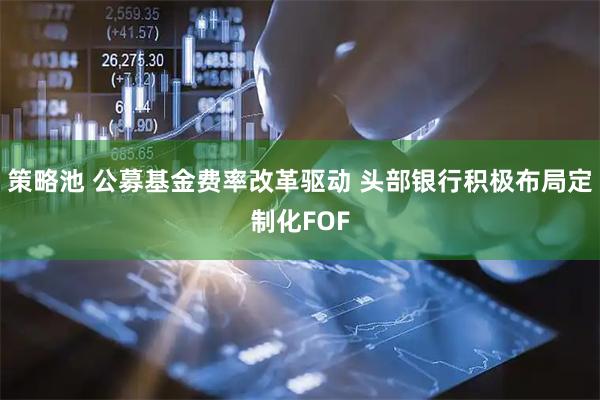 策略池 公募基金费率改革驱动 头部银行积极布局定制化FOF