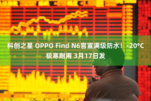 科创之星 OPPO Find N6官宣满级防水！-20°C极寒耐用 3月17日发
