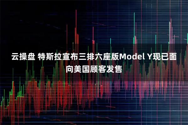 云操盘 特斯拉宣布三排六座版Model Y现已面向美国顾客发售
