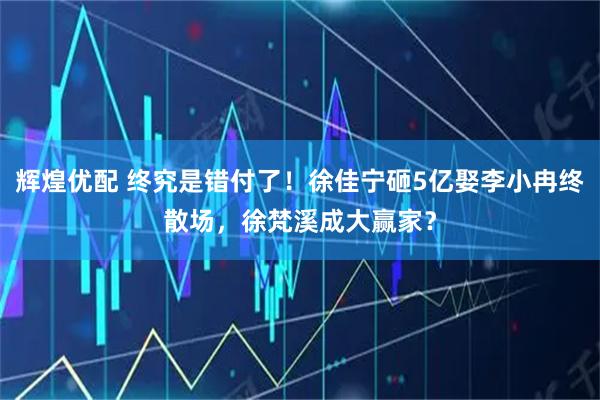 辉煌优配 终究是错付了！徐佳宁砸5亿娶李小冉终散场，徐梵溪成大赢家？